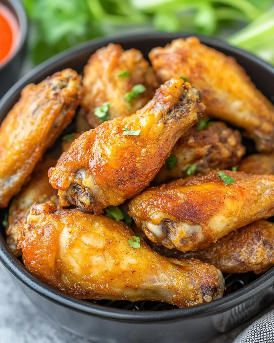 Air Fryer Frozen Chicken Wings