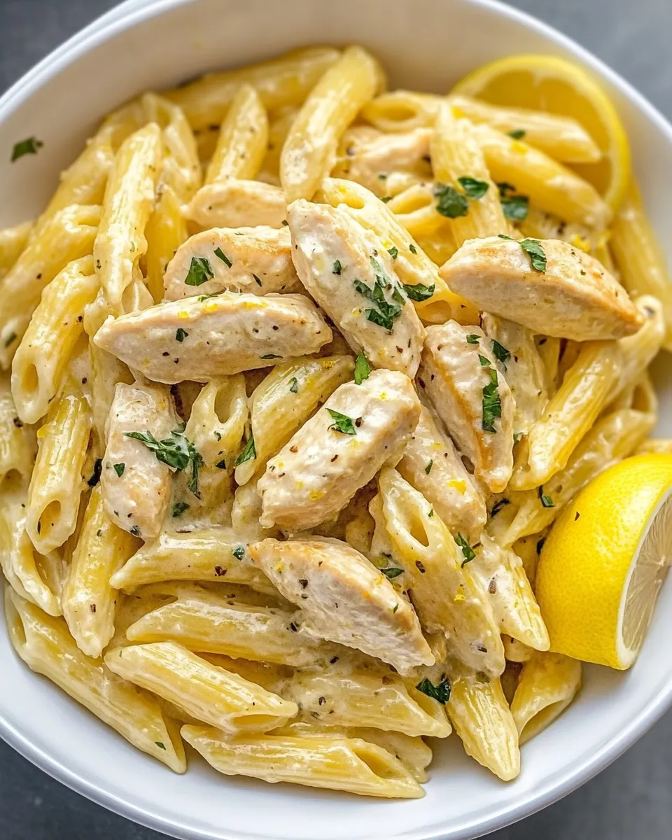 Creamy Lemon Chicken Pasta