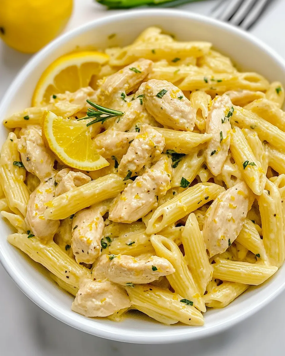 Creamy Lemon Chicken Pasta - Image 2