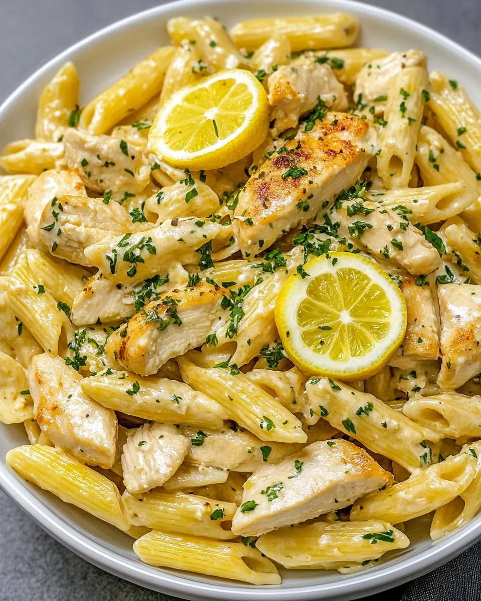 Creamy Lemon Chicken Pasta - Image 3
