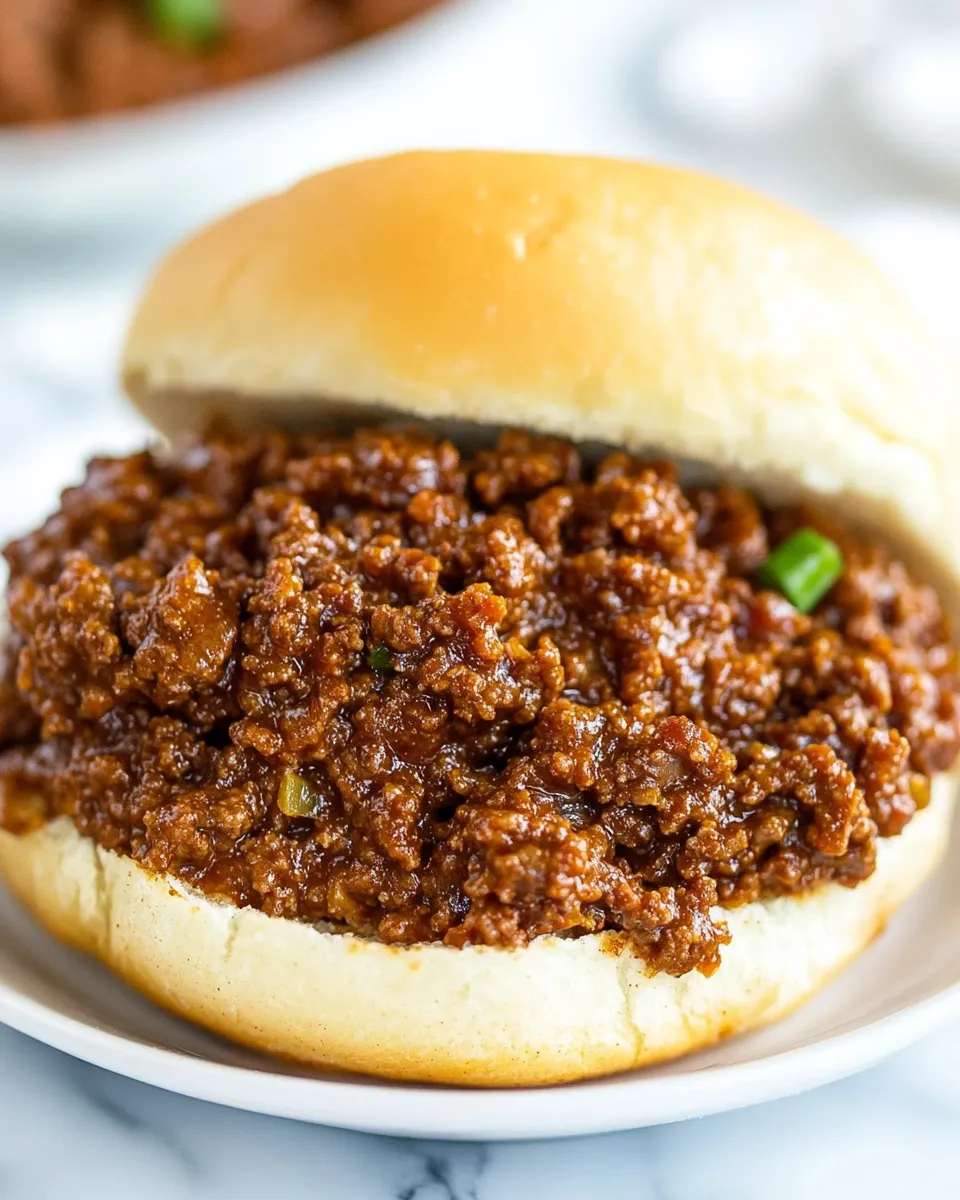Homemade Sloppy Joes