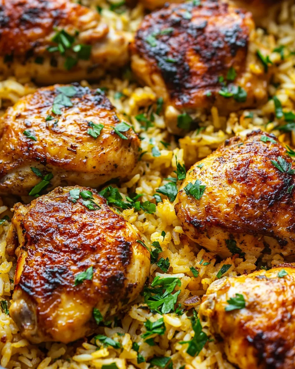 Oven Baked Chicken and Rice - Image 5
