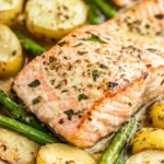 Sheet Pan Garlic Butter Salmon
