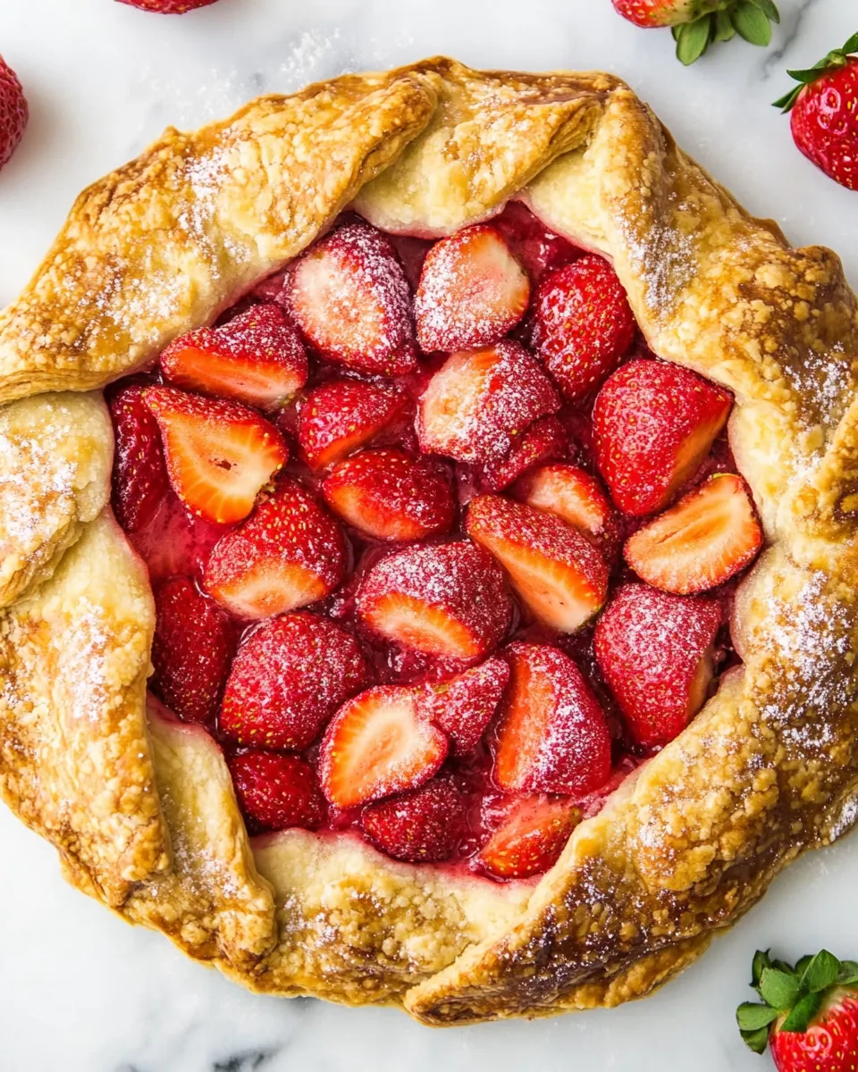 Strawberry Galette
