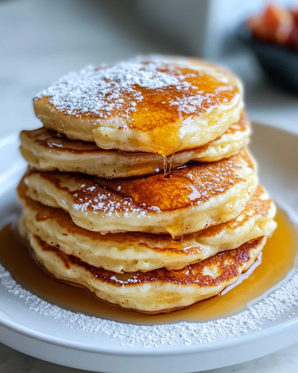 Classic Buttermilk Peach Pancake Dippers dish photo