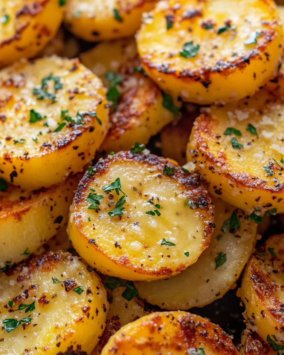 Delicious Buttery Garlic-Parmesan Yellow Squash Rounds dish photo