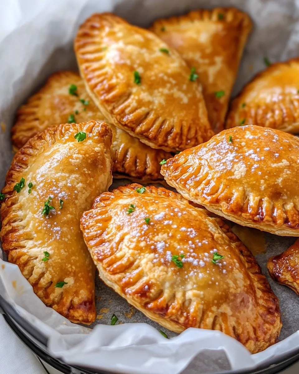 Easy Cinnamon-Sugar Peach Hand Pies (Air-Fryer) food shot
