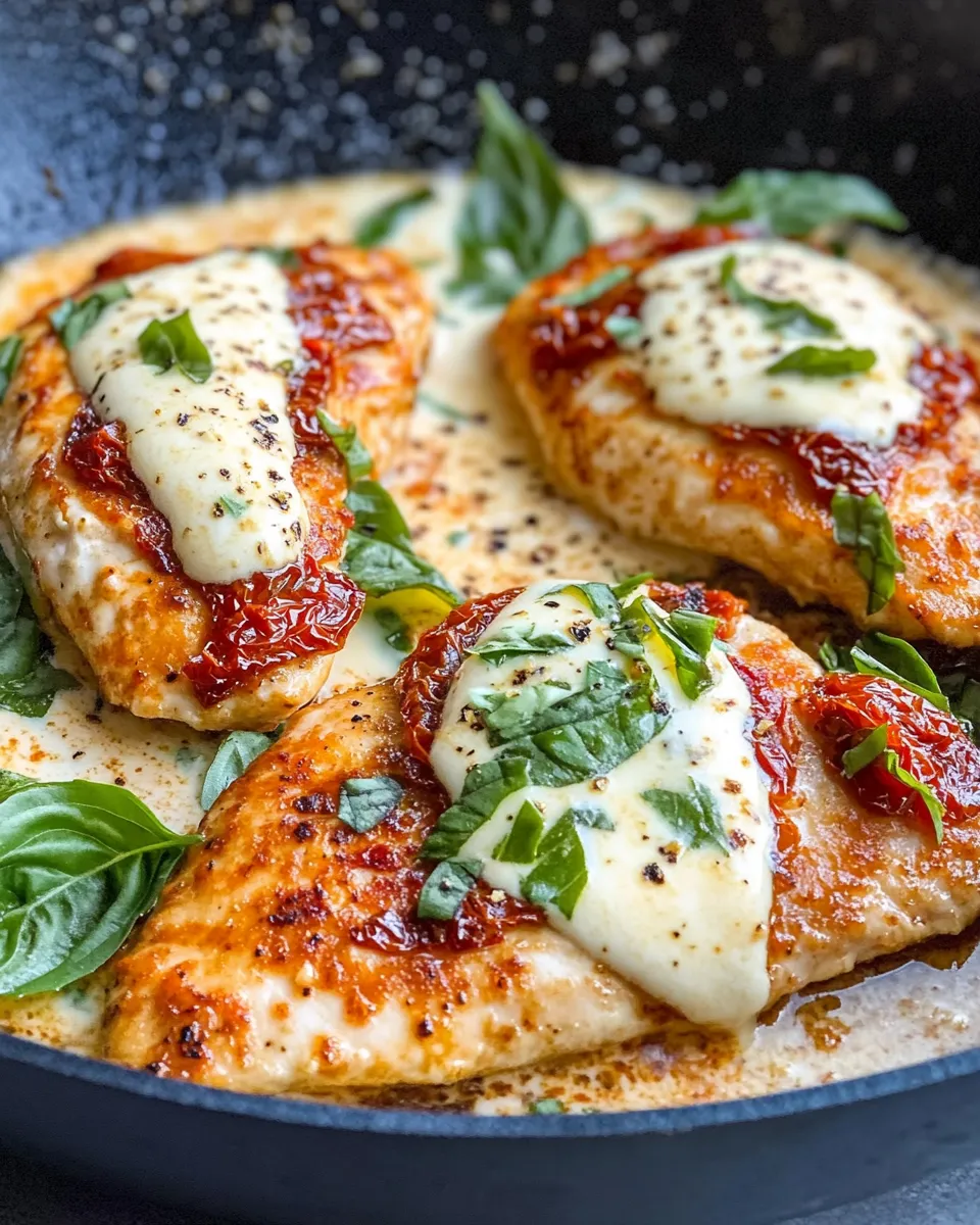 Classic Creamy Sun-Dried-Tomato Chicken Cutlets image