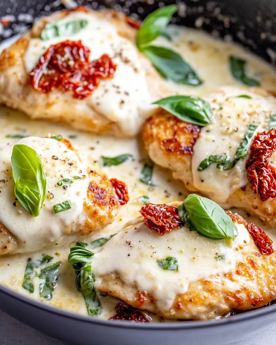 Easy Creamy Sun-Dried-Tomato Chicken Cutlets recipe photo