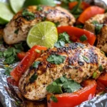 Homemade Fajita Chicken Breast Foil-Packet Dinners recipe photo