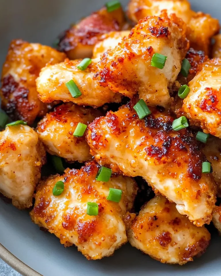 Homemade Fire-Cracker Chicken Breast Bites (15 min) recipe photo
