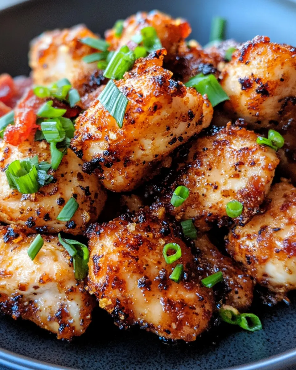 Classic Fire-Cracker Chicken Breast Bites (15 min) dish photo