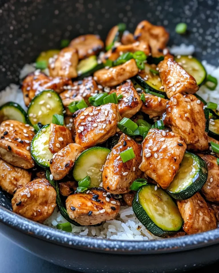 Homemade Honey-Soy Chicken & Zucchini Stir-Fry recipe photo