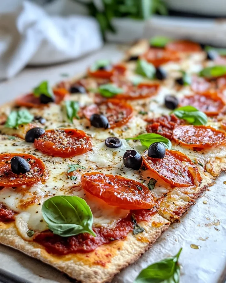 Homemade Oven-Roasted Tomato Pepperoni Flatbread photo