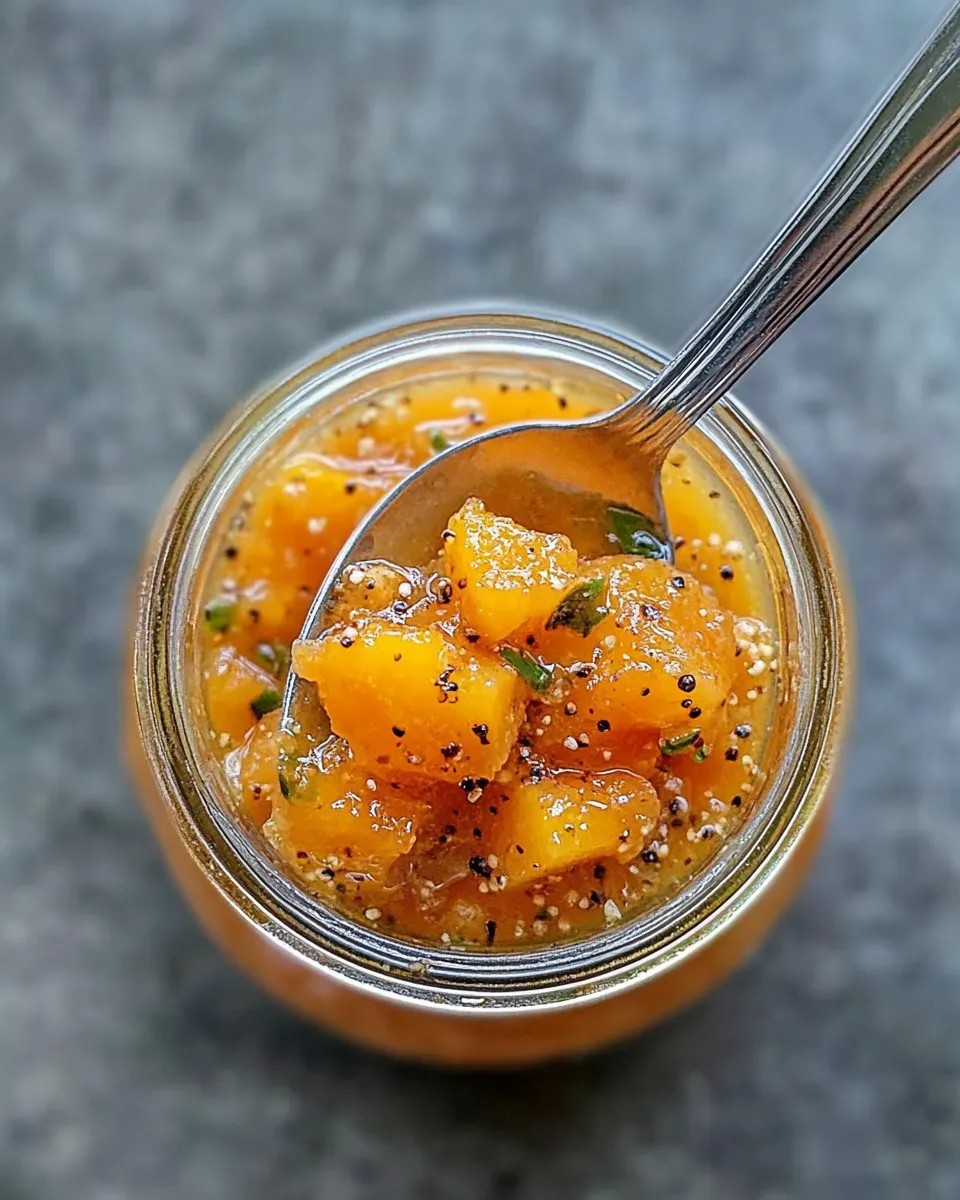 Classic Pickled Peach Relish for Burgers dish photo