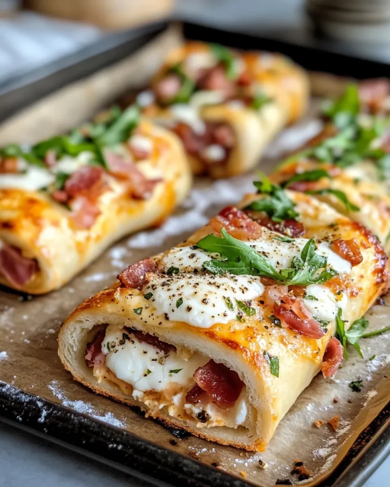 Delicious Prosciutto-Fig Jam Breakfast Stromboli food shot