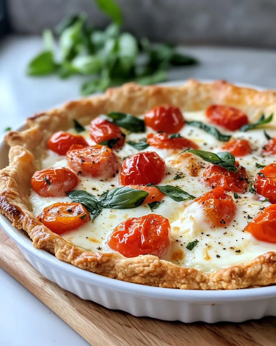 Classic Rustic Tomato-Basil Buttermilk Pie image