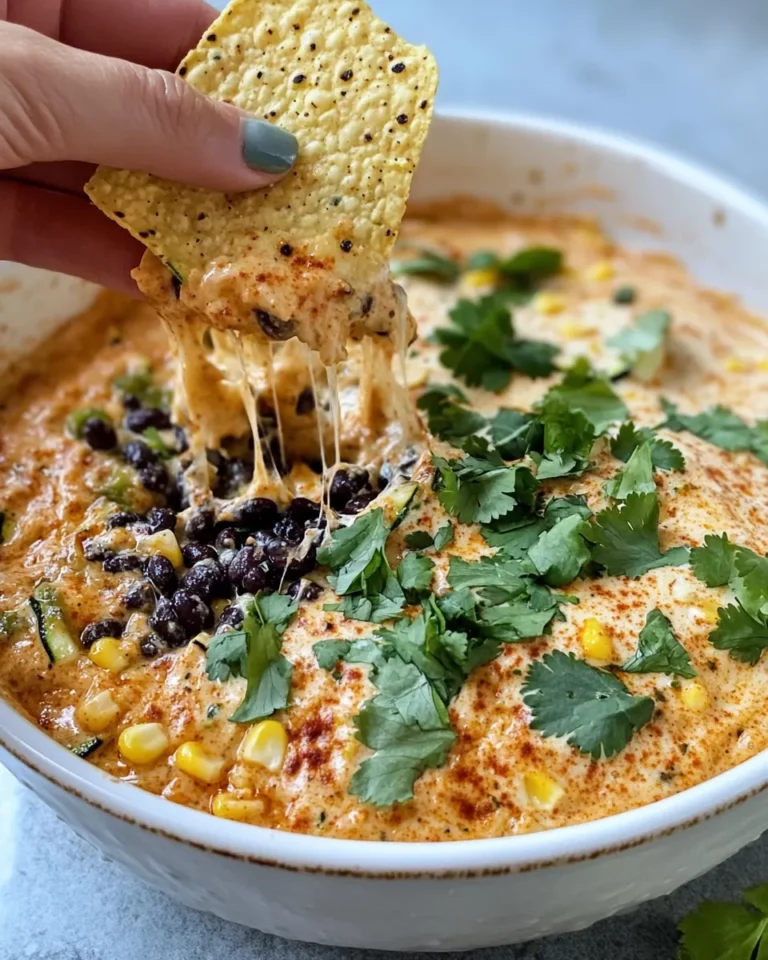 Homemade Smoky Chipotle Zucchini Queso Dip photo
