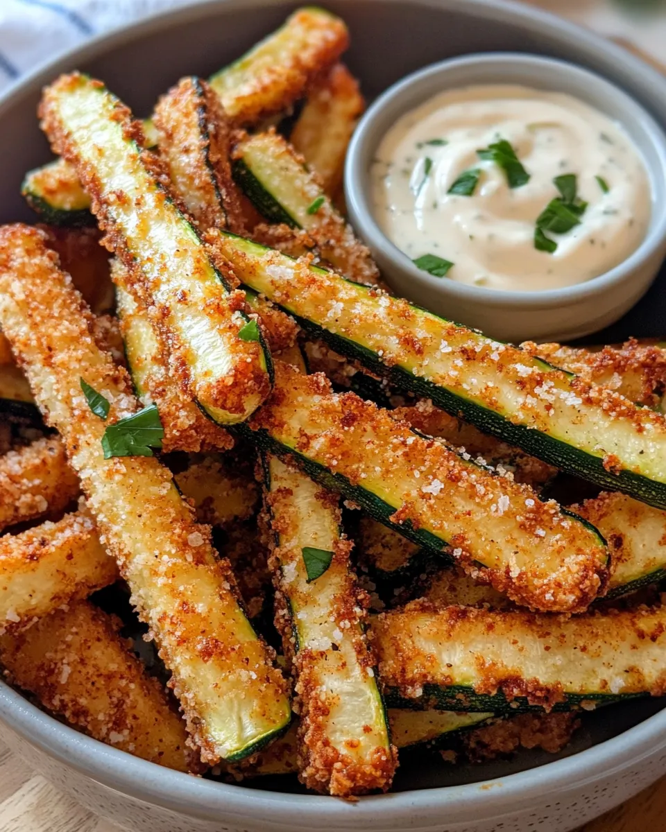 Classic Smoky Paprika Zucchini Fries with Lime Aioli image