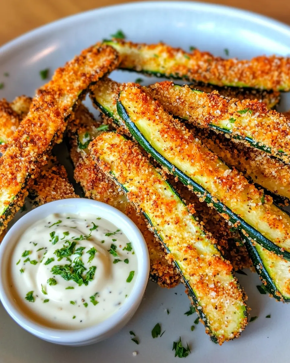 Easy Smoky Paprika Zucchini Fries with Lime Aioli recipe photo