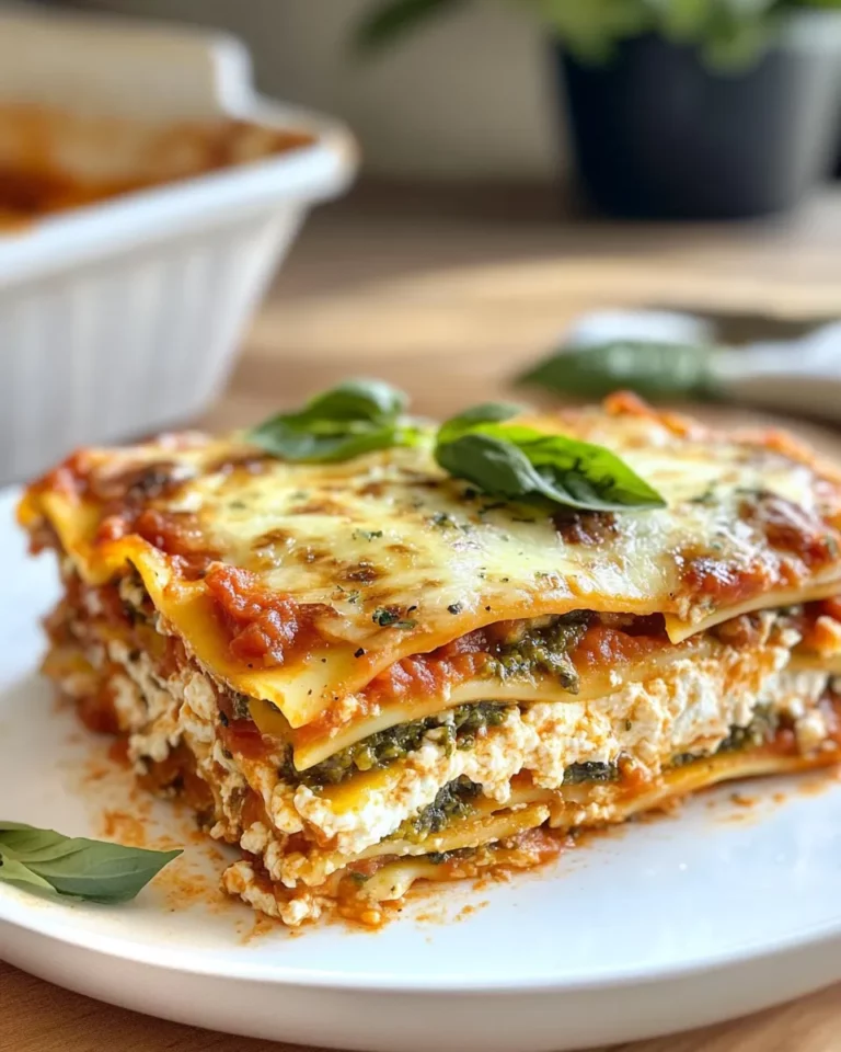 Homemade Summer Squash & Ricotta Pesto Lasagna photo