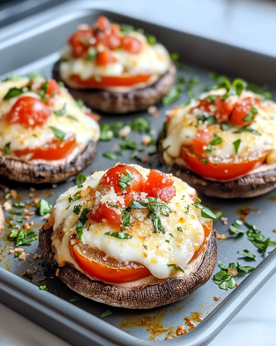 Homemade Tomato-Pie Stuffed Mushrooms picture
