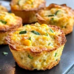 Homemade Zucchini Cornbread Casserole Cups recipe photo