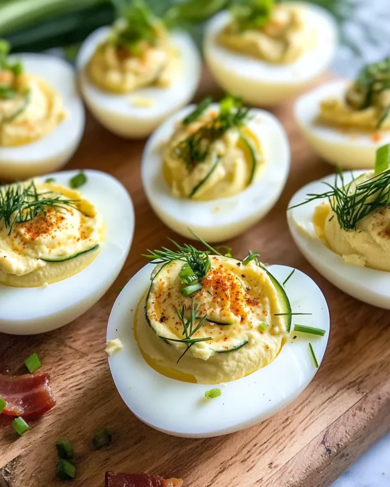 Homemade Zucchini Relish Deviled Eggs 2.0 photo