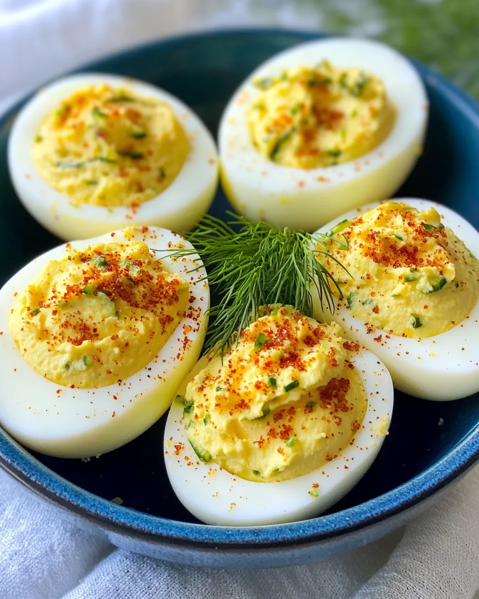 Classic Zucchini Relish Deviled Eggs 2.0 image