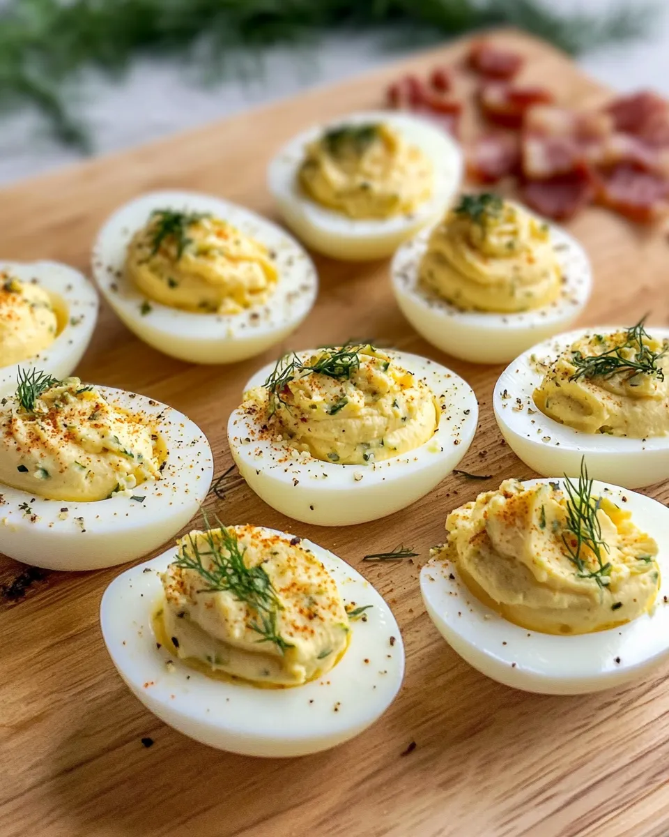 Easy Zucchini Relish Deviled Eggs 2.0 recipe photo