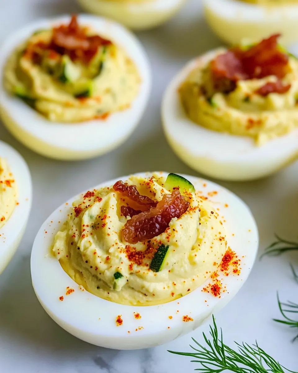 Delicious Zucchini Relish Deviled Eggs 2.0 dish photo