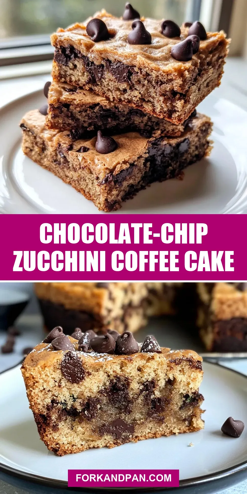 Easy Chocolate-Chip Zucchini Coffee Cake Recipe