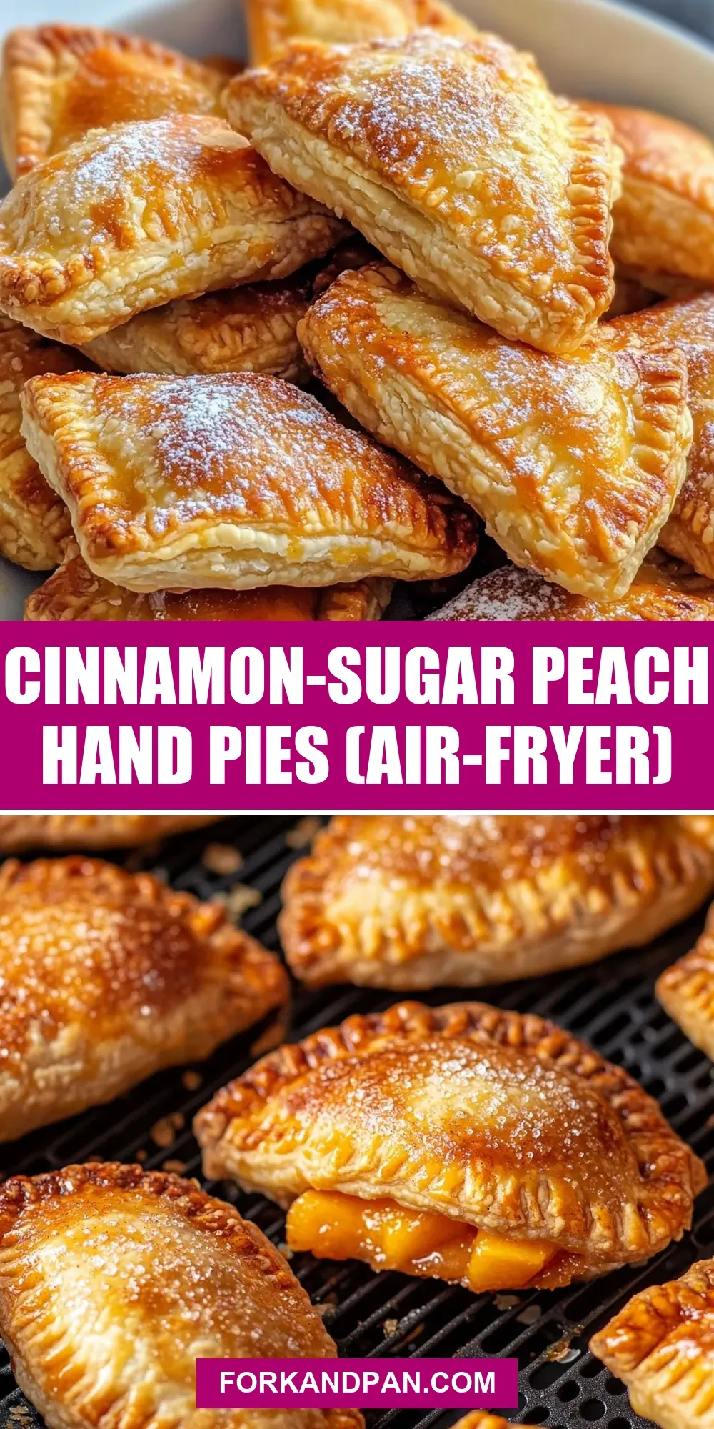 Easy Cinnamon-Sugar Peach Hand Pies (Air-Fryer) Recipe