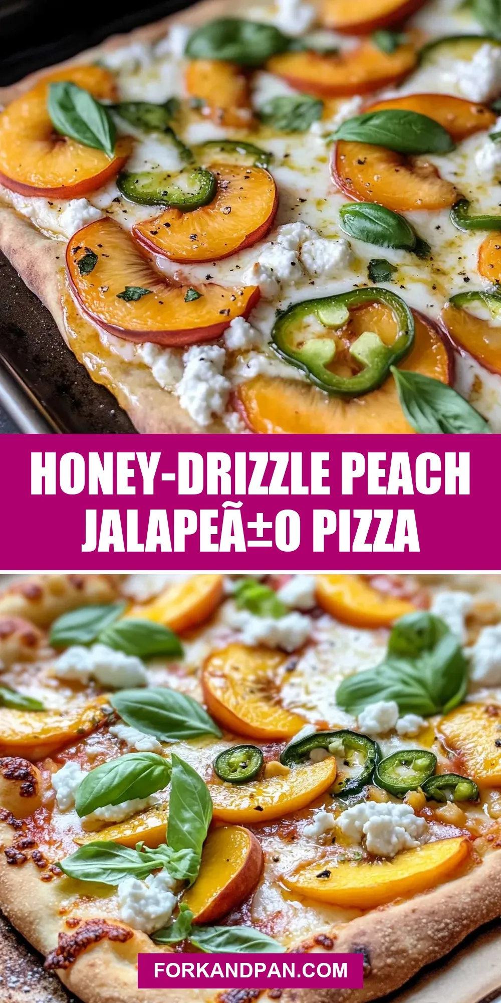 Easy Honey-Drizzle Peach Jalapeã±O Pizza Recipe