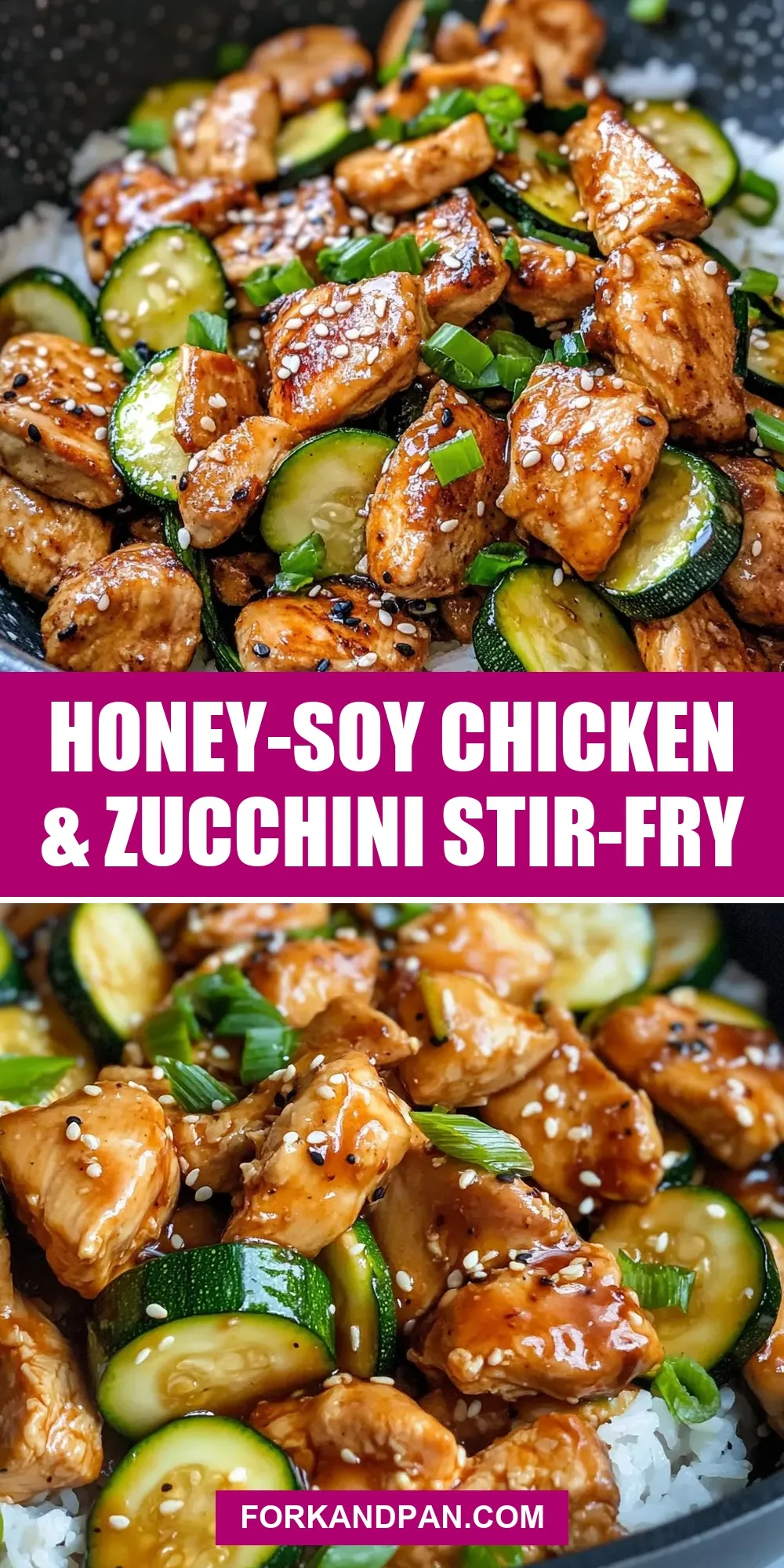 Honey-Soy Chicken & Zucchini Stir-Fry (Delicious & Delicious)
