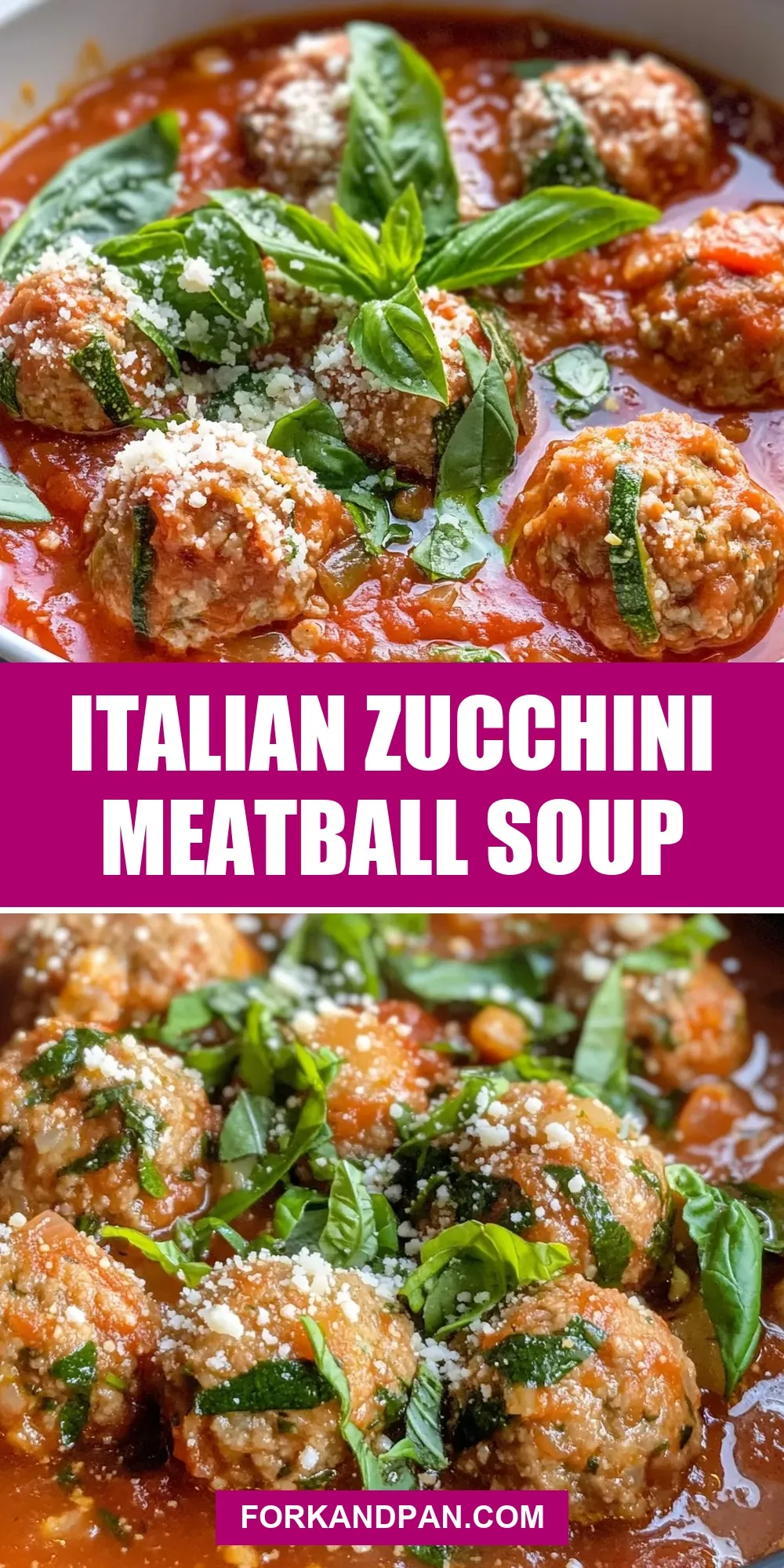 Italian Zucchini Meatball Soup (Quick & Delicious)