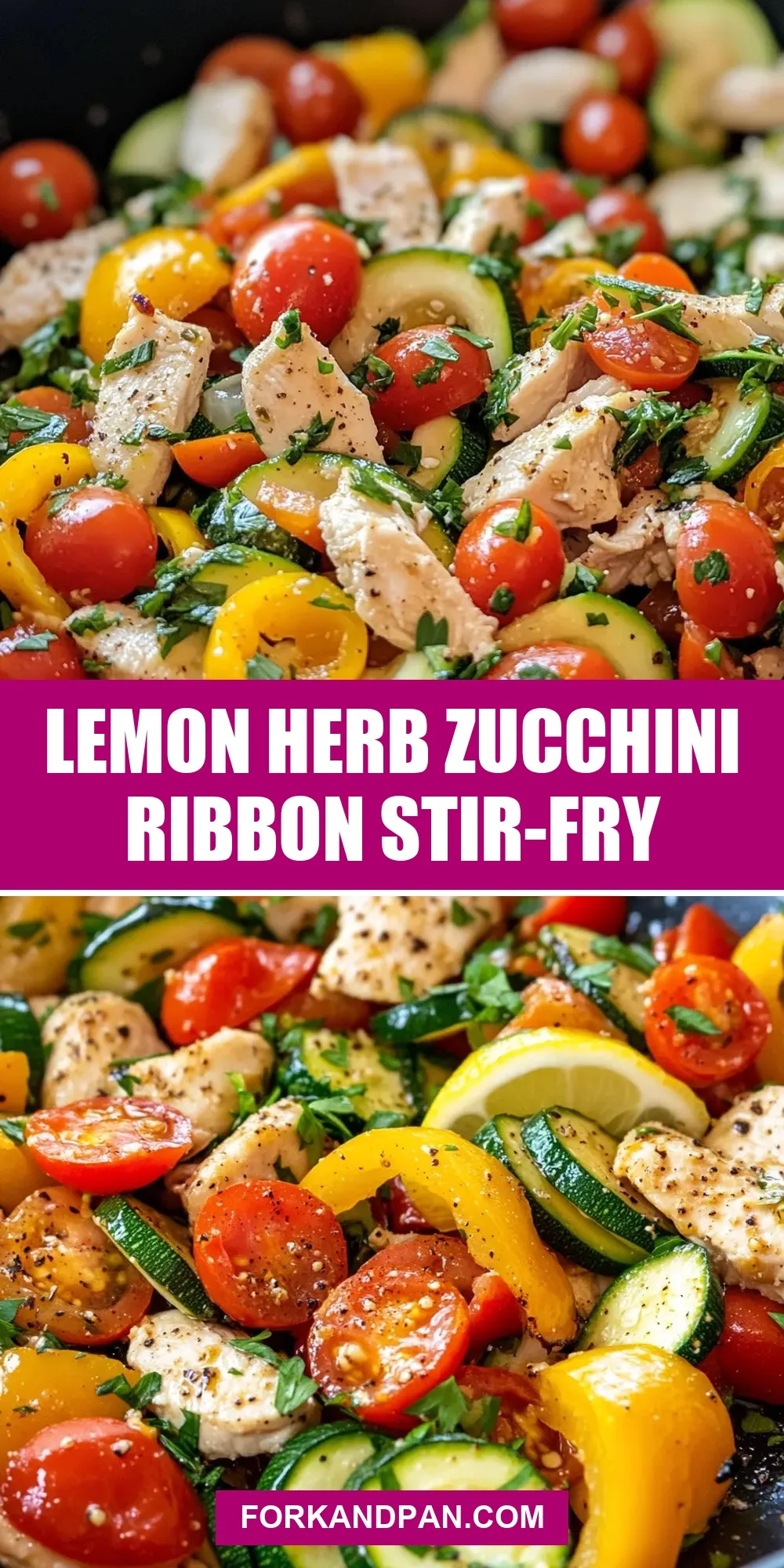 How To Make Irresistible Lemon Herb Zucchini Ribbon Stir-Fry