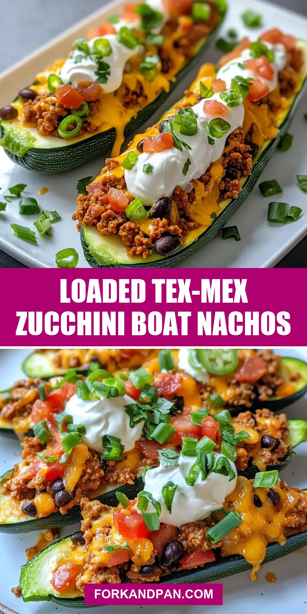 How To Make Perfect Loaded Tex-Mex Zucchini Boat Nachos