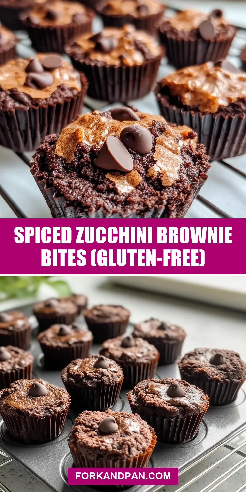 How To Make Perfect Spiced Zucchini Brownie Bites (Gluten-Free)