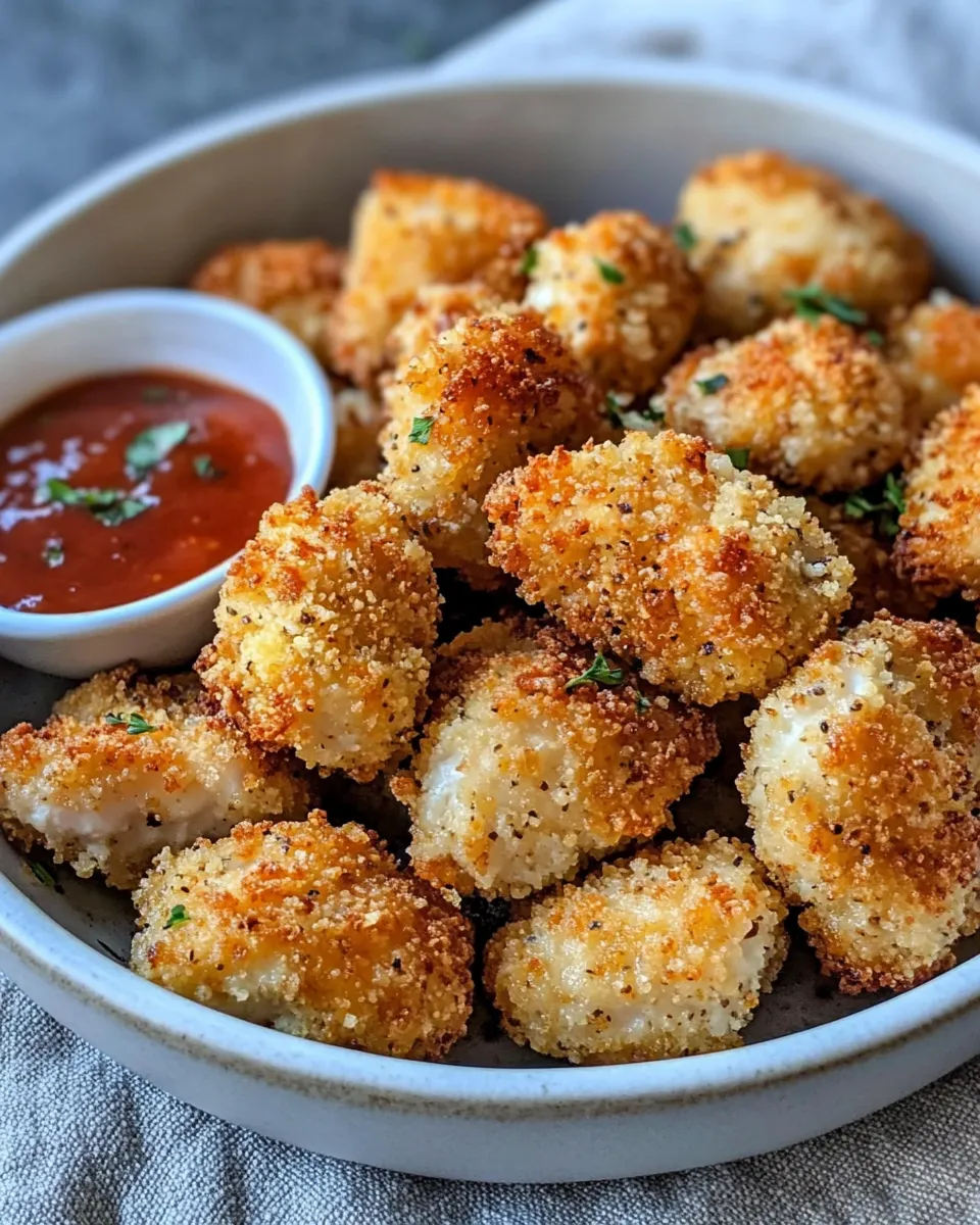 Classic Air-Fryer Pickle-Brined Chicken Nuggets recipe image
