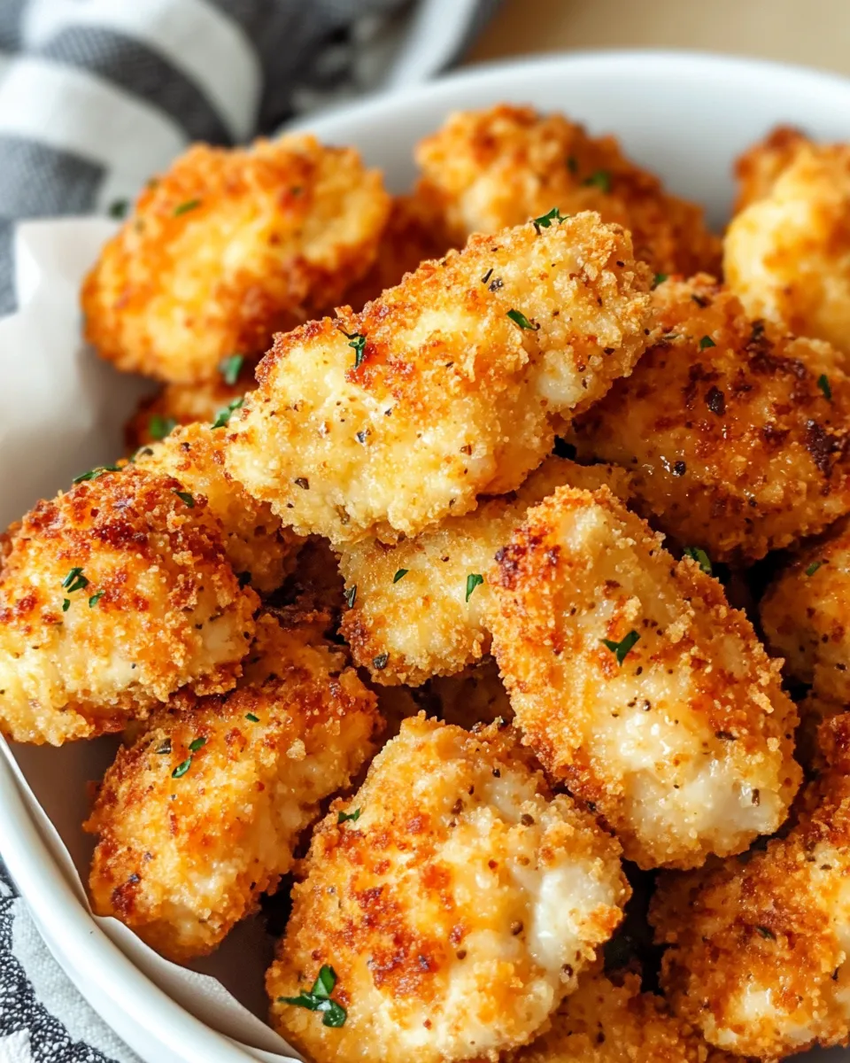 Easy Air-Fryer Pickle-Brined Chicken Nuggets dish photo