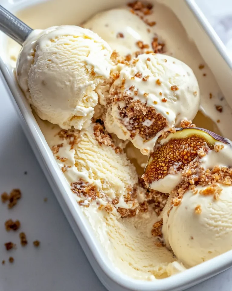 Homemade Bourbon-Fig Jam Ice-Cream Ripple recipe photo