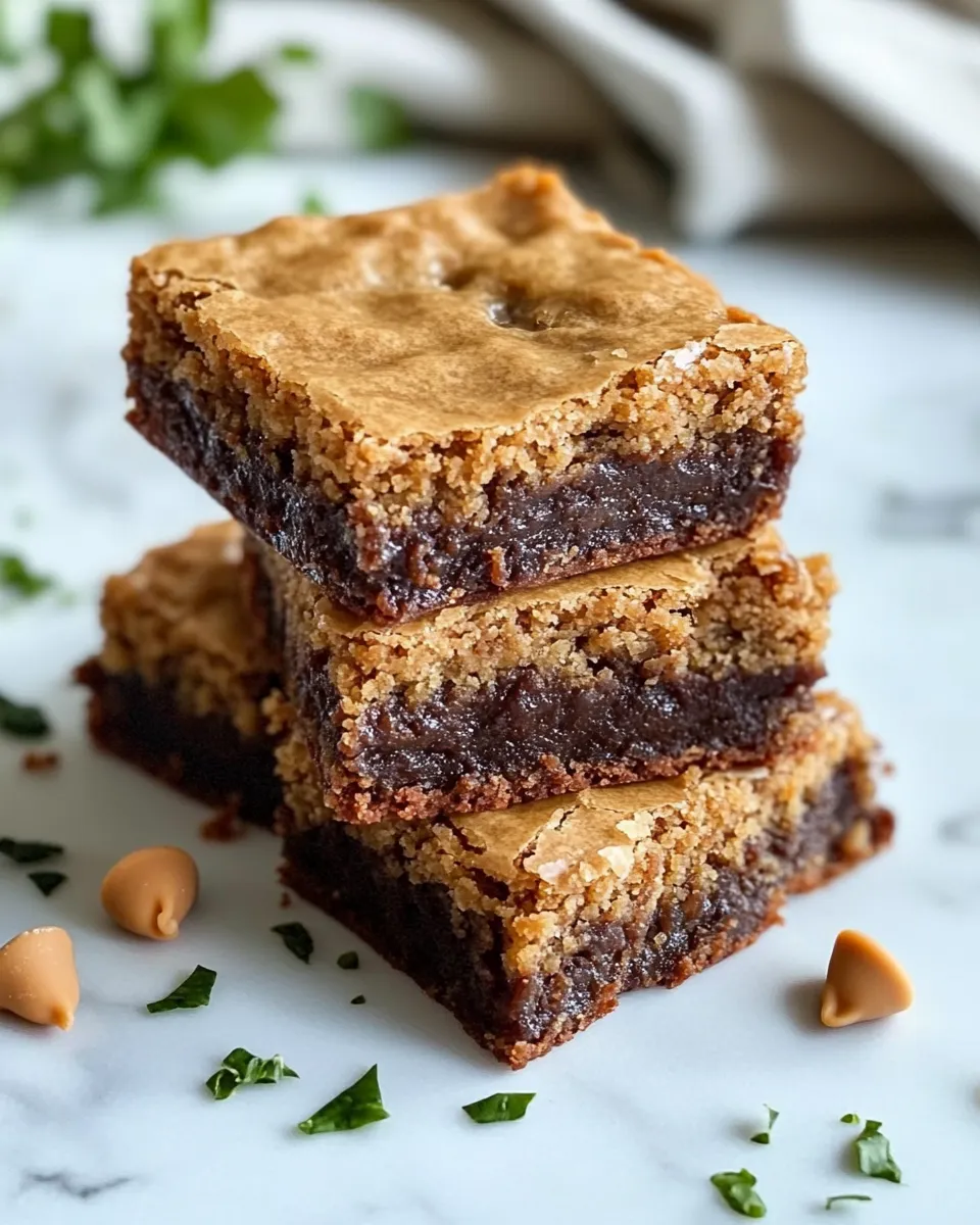 Homemade Butterscotch Zucchini Blondies (Browned Butter) food shot