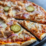 Homemade Chicken Breast & Refrigerator Pickle Pizza photo