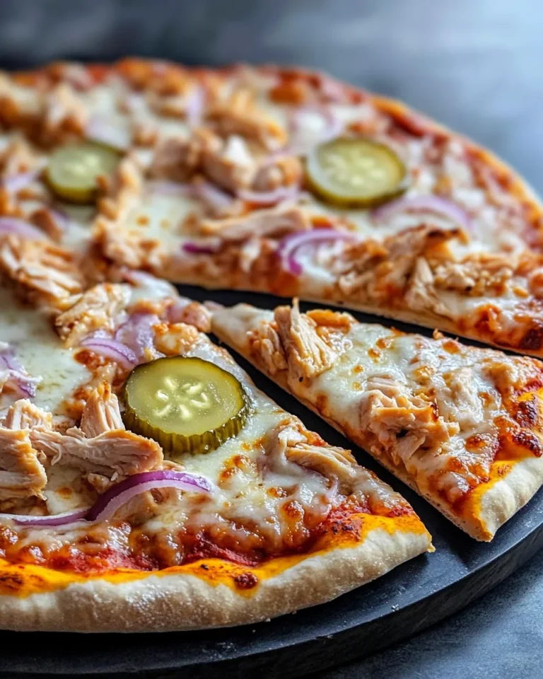 Homemade Chicken Breast & Refrigerator Pickle Pizza photo
