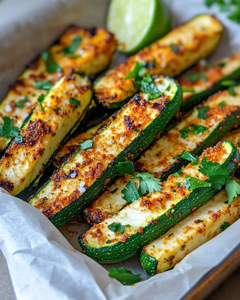 Easy Chili-Lime Zucchini Snack Sticks recipe photo