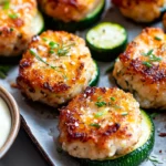 Homemade Dill-Pickle Chicken Zucchini Poppers recipe photo