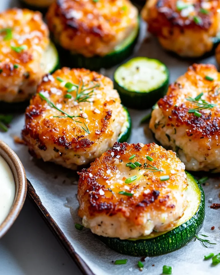 Homemade Dill-Pickle Chicken Zucchini Poppers recipe photo