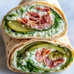 Homemade Dill-Pickle Cottage-Cheese Wrap Hack recipe photo