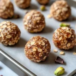 Homemade Fig-Jam & Pistachio Energy Bites recipe photo
